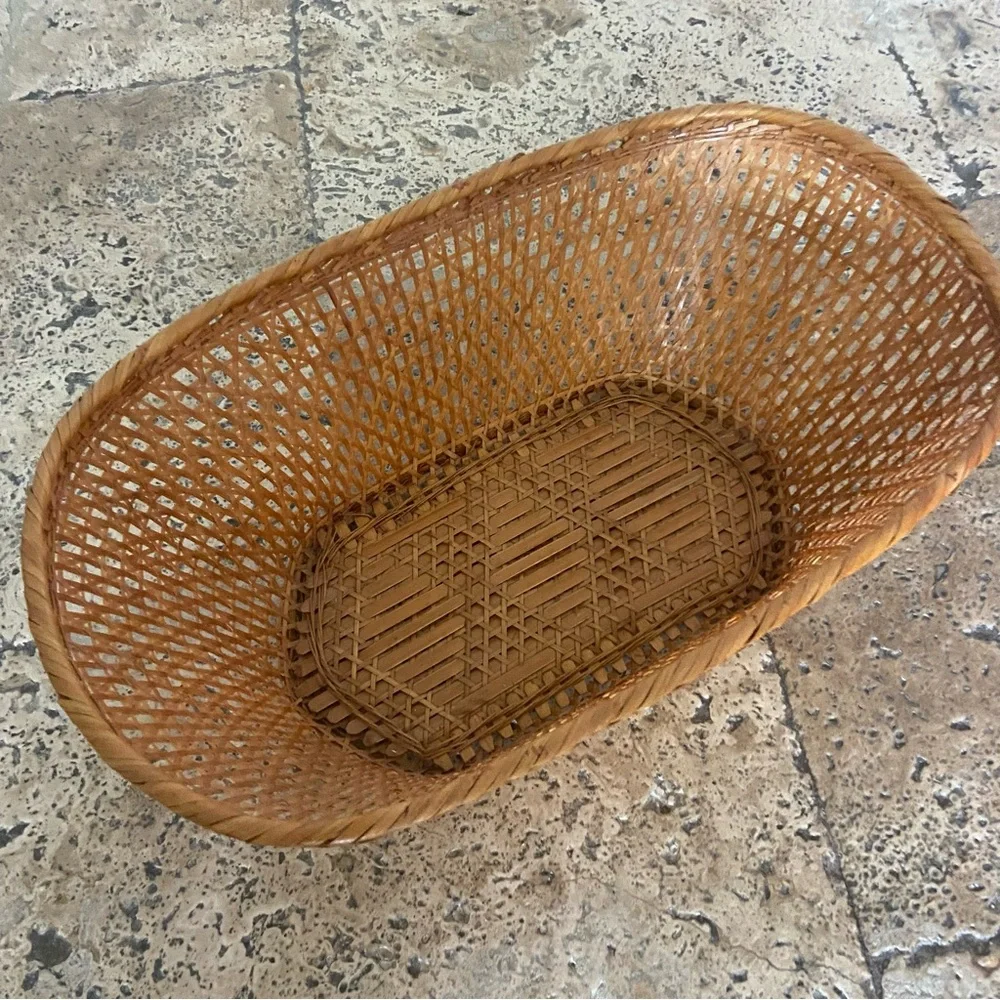 3/$25 Natural Woven Basket Rattan